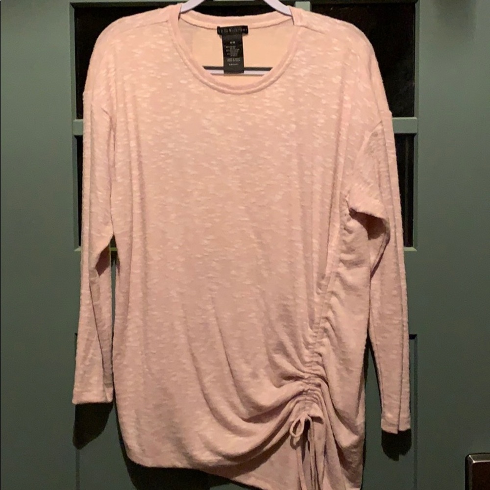 NWT side scrunch sweater